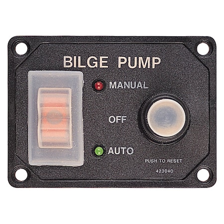 Sea-Dog Splash Guard Bilge Pump Panel w/Circuit 423046-1